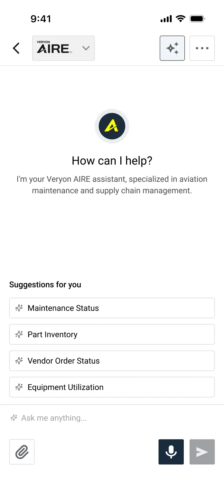 AIRE mobile home with suggestions